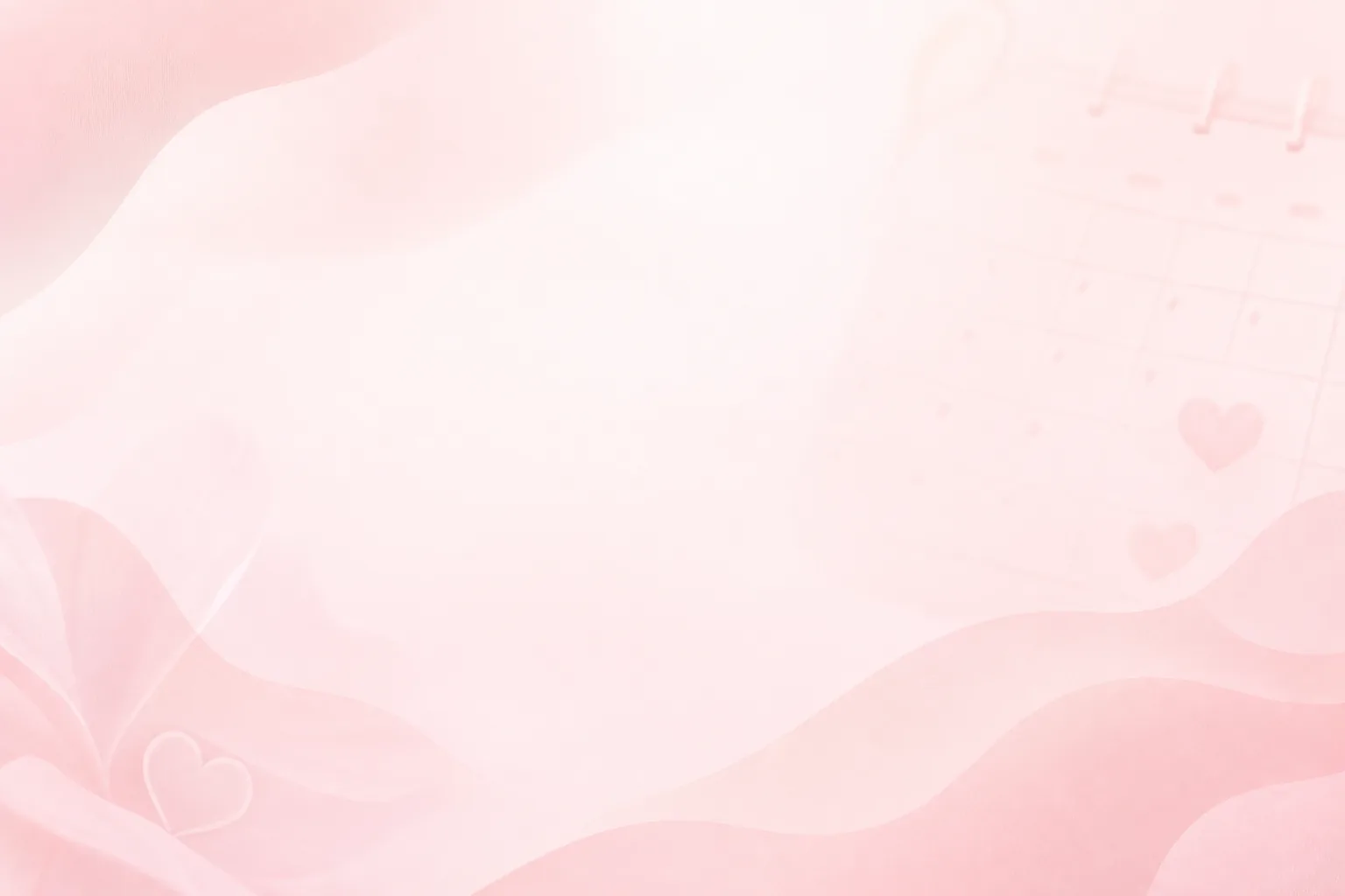 Fundo da seção pós-calculadora Fundo decorativo suave para orientações após o cálculo do período fértil